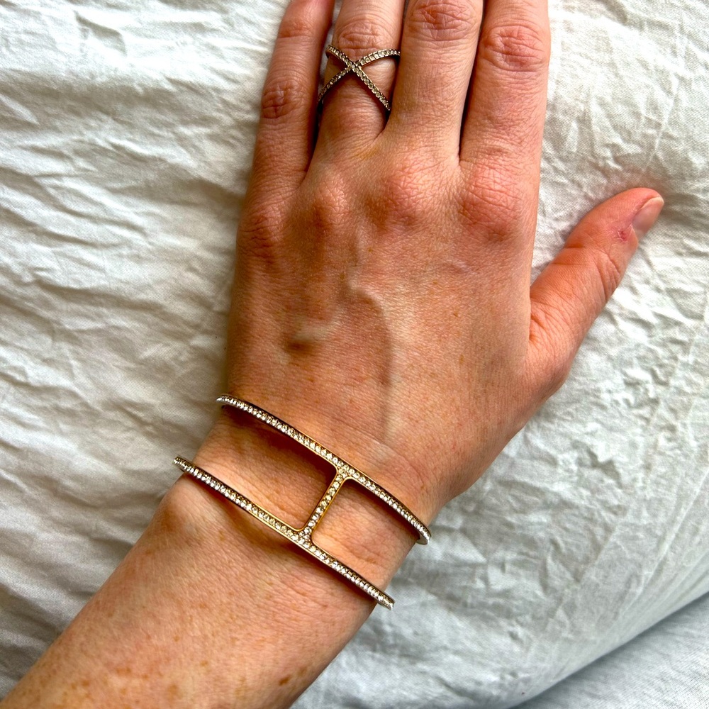 Michael Kors pave cuff bracelet